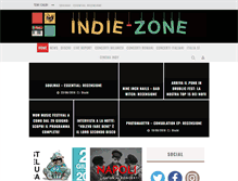 Tablet Screenshot of indie-zone.it